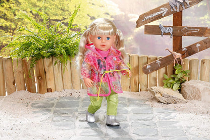 BABY born 828328 Doll's Clothes - Designer Clothing with Fashion Accessories - Deluxe Trendy Rainbow Set
