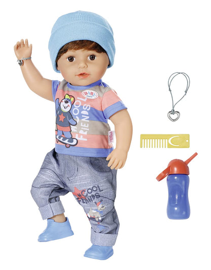 BABY born 515 830369 EA Brother 43cm, red Beanie