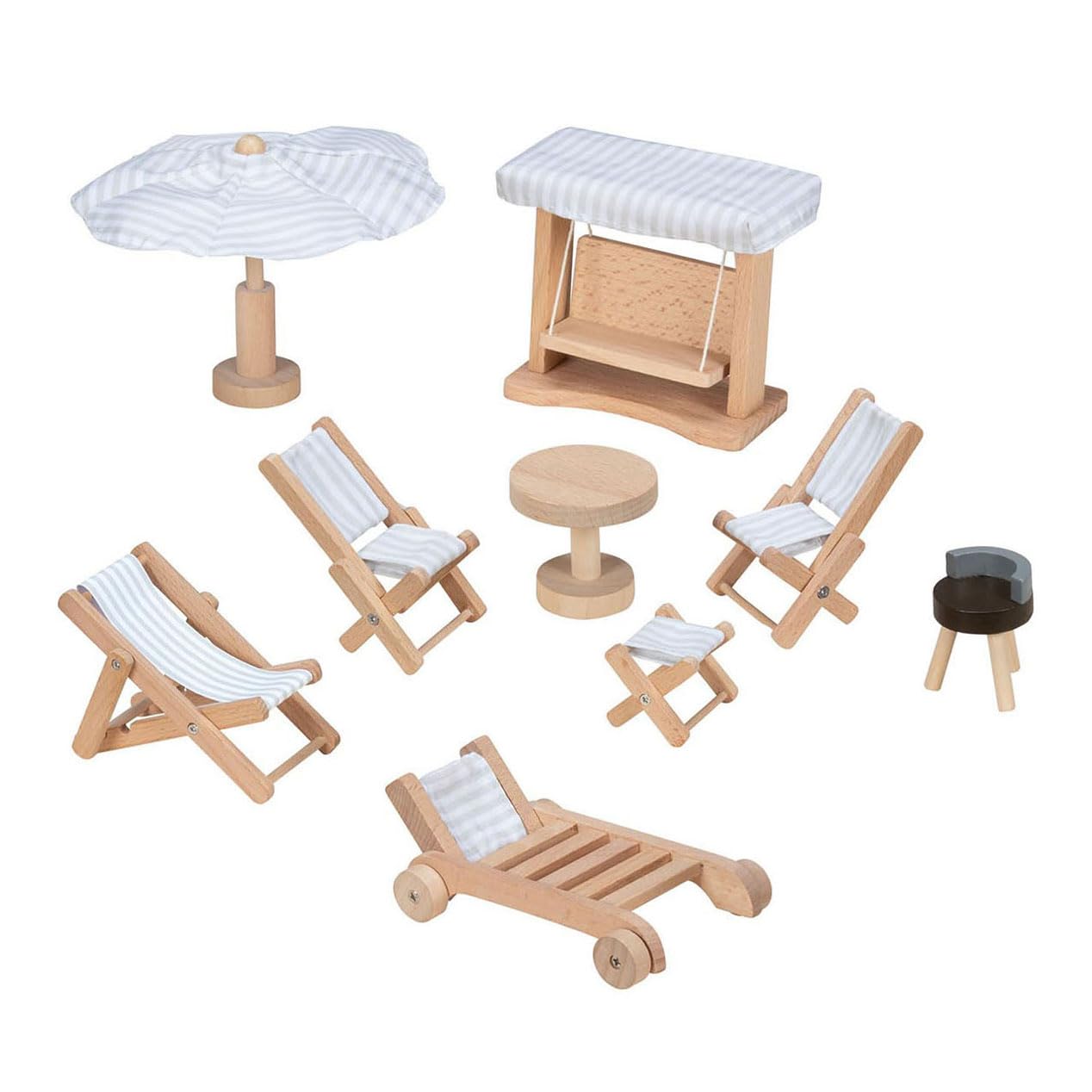 GOKI Dollhouse - Garden Furniture