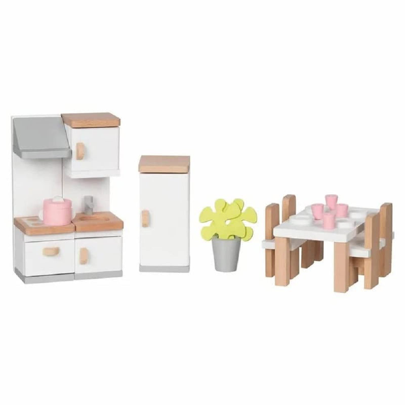 Goki - Furniture for dolls Style, Kitchen Houses Accessories, Multicolor (51493