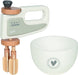 GOKI- Batidora de Mano Cuenco Incluido Juguetes de Cocina, Multicolor (51502