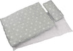 Goki - Beddengoed voor poppen, sterrenhemel, decoratie, grijs (51517