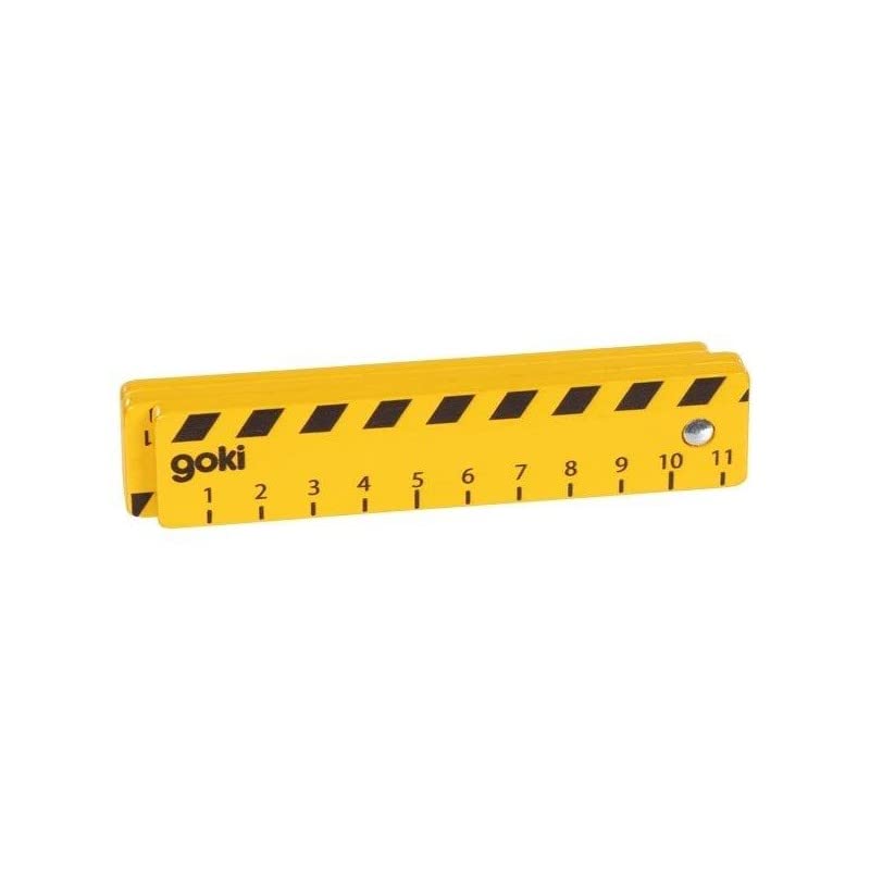 GOKI- Regla Plegable Herramientas de Juguete, Multicolor (58402