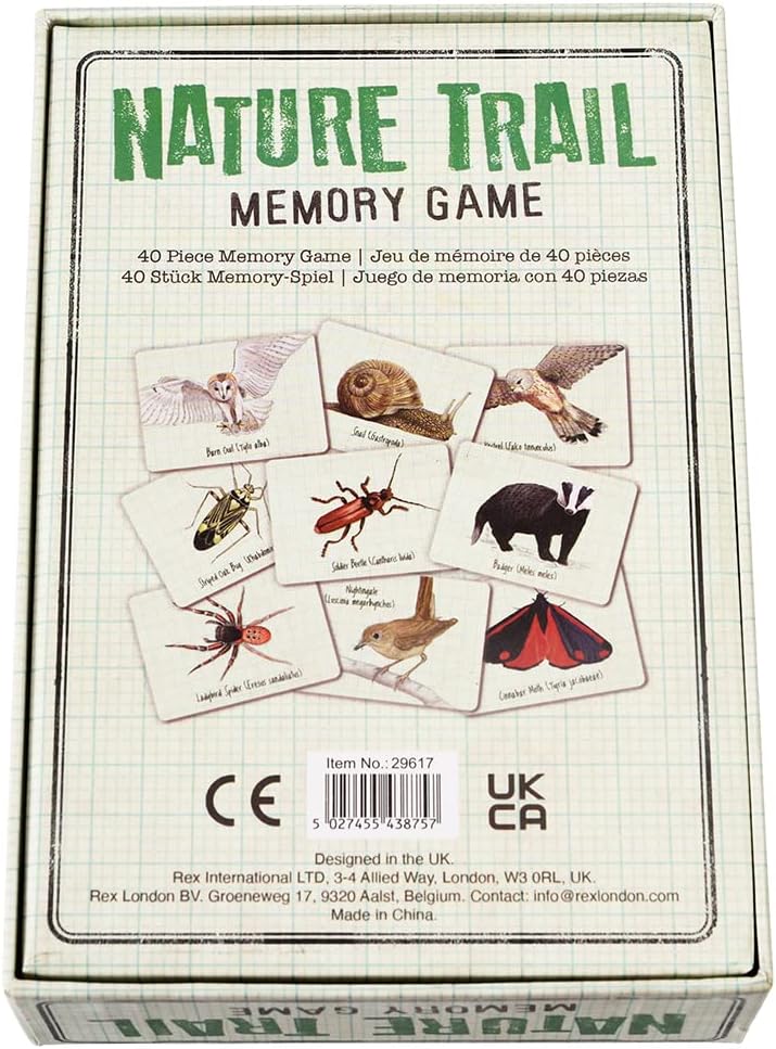 Rex London Kinder Nature Trail Memory Game (40 Teile