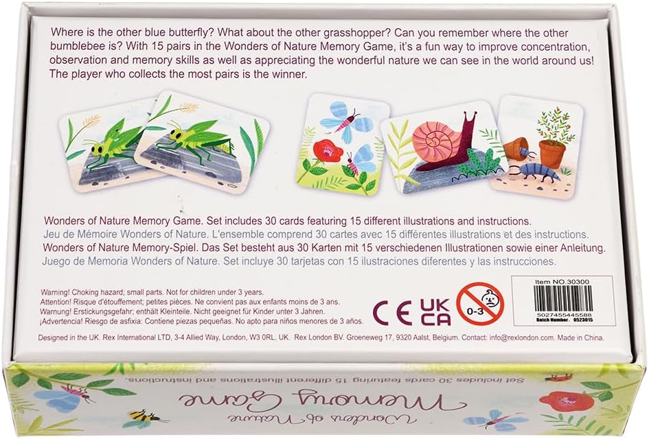 Memory Game (30 Pieces) - Wonders Of Nature