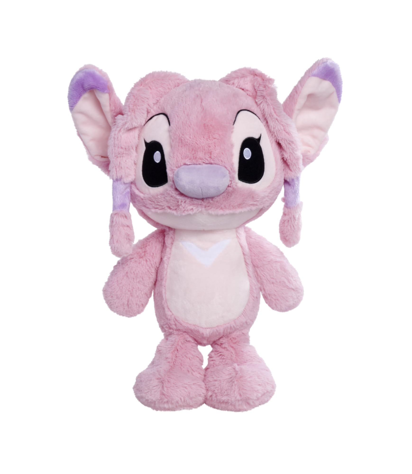 Simba 6315870030 Disney Lilo and Stitch, 25 cm Angel Plush Figure, Cuddly Toy, Plush Toy, for Children from the First Months of Life
