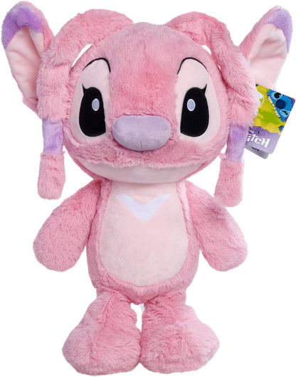 Simba 6315870030 Disney Lilo and Stitch, 25 cm Angel Plush Figure, Cuddly Toy, Plush Toy, for Children from the First Months of Life