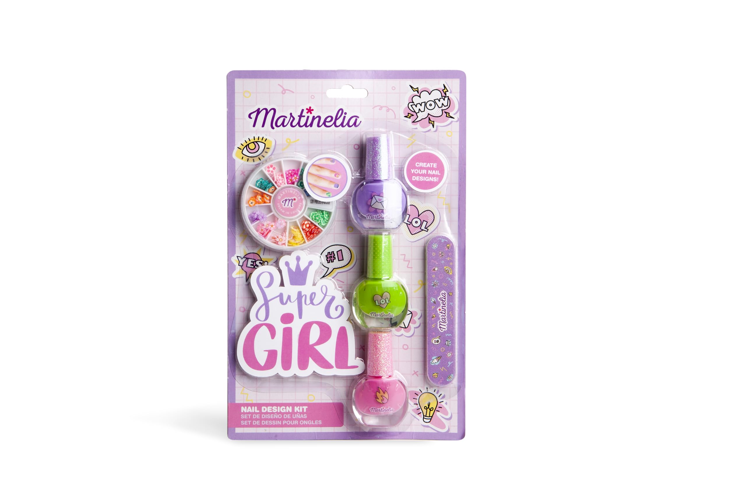 Martinelia - Super Girl - Nail Design Kit (Aq-12230)