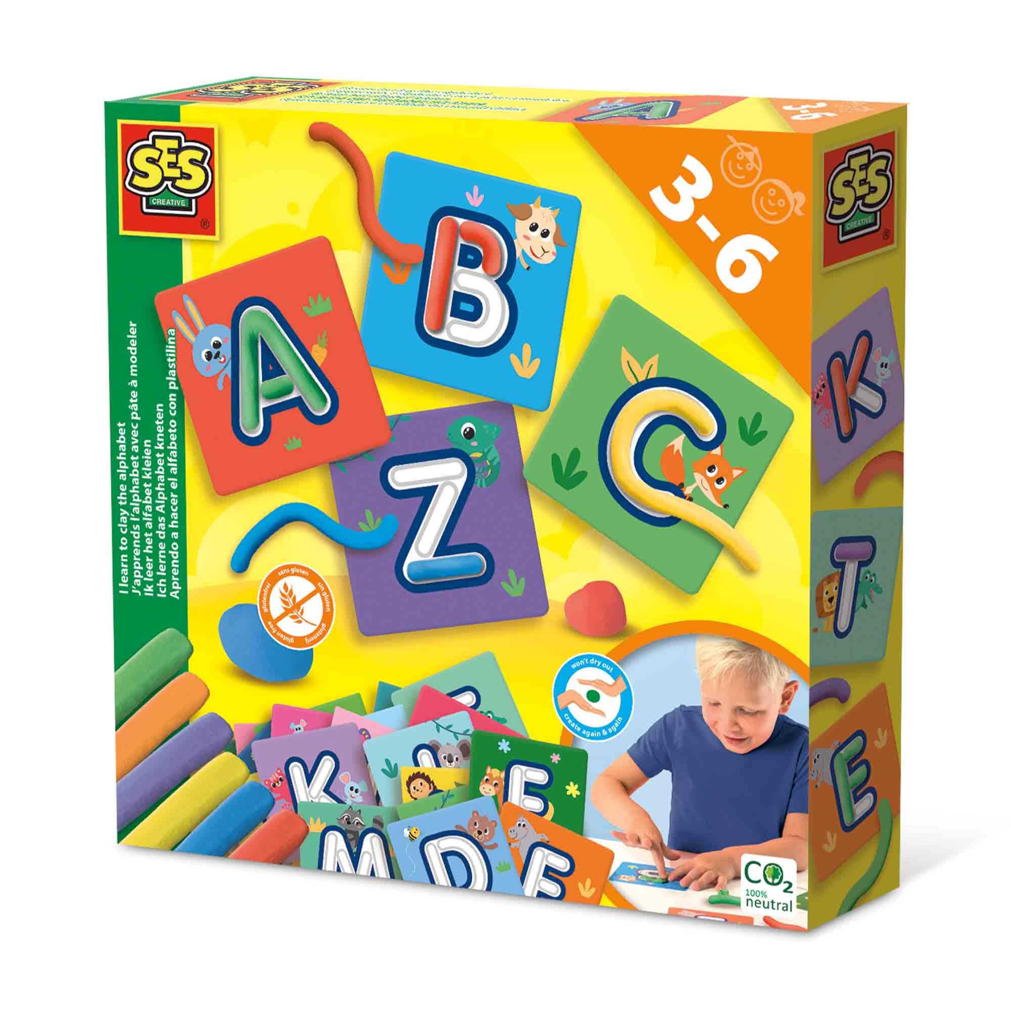 SES Creative - Learn The Alphabet with Clay - (S14641