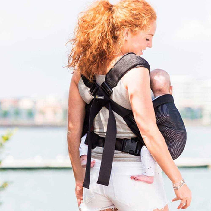 MiniMonkey - Baby Twin Carrier Black