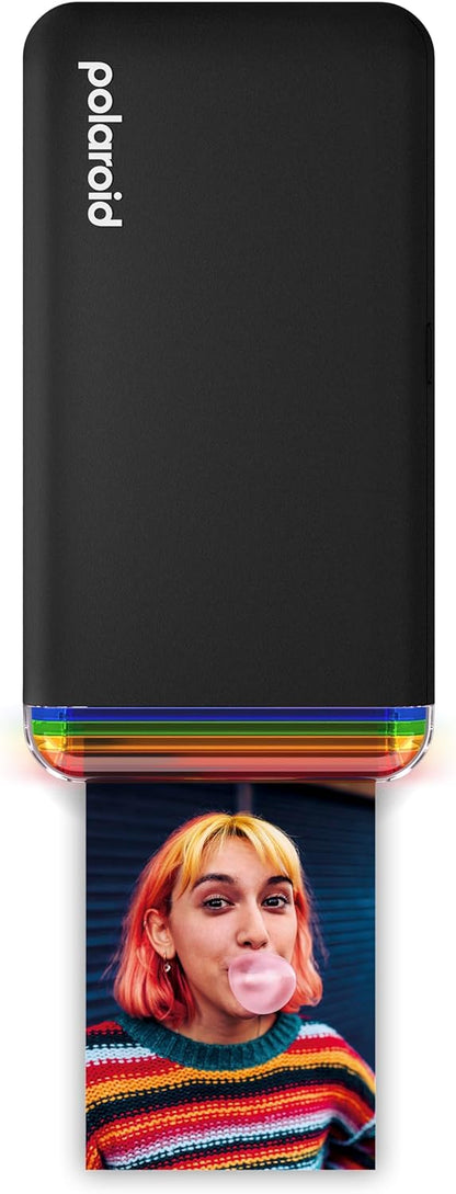 Polaroid Bundle Hi-Print+Paper - 2nd Generation - Bluetooth Connected 2x3 Pocket Photo, Dye-Sub Printer, Negro, Impresora y película