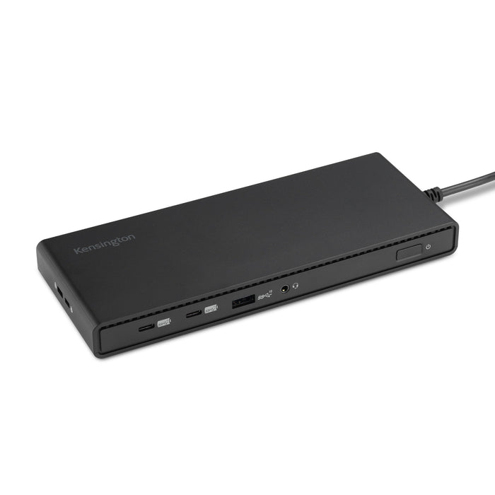 Kensington SD4842P USB-C Triple Video HD (1080p @ 120Hz) Docking Station, Up to 100W Power Delivery, 5 x Plug and Charge USB Ports, Made From 73% Post-Consumer Recycled Content (K32810EU