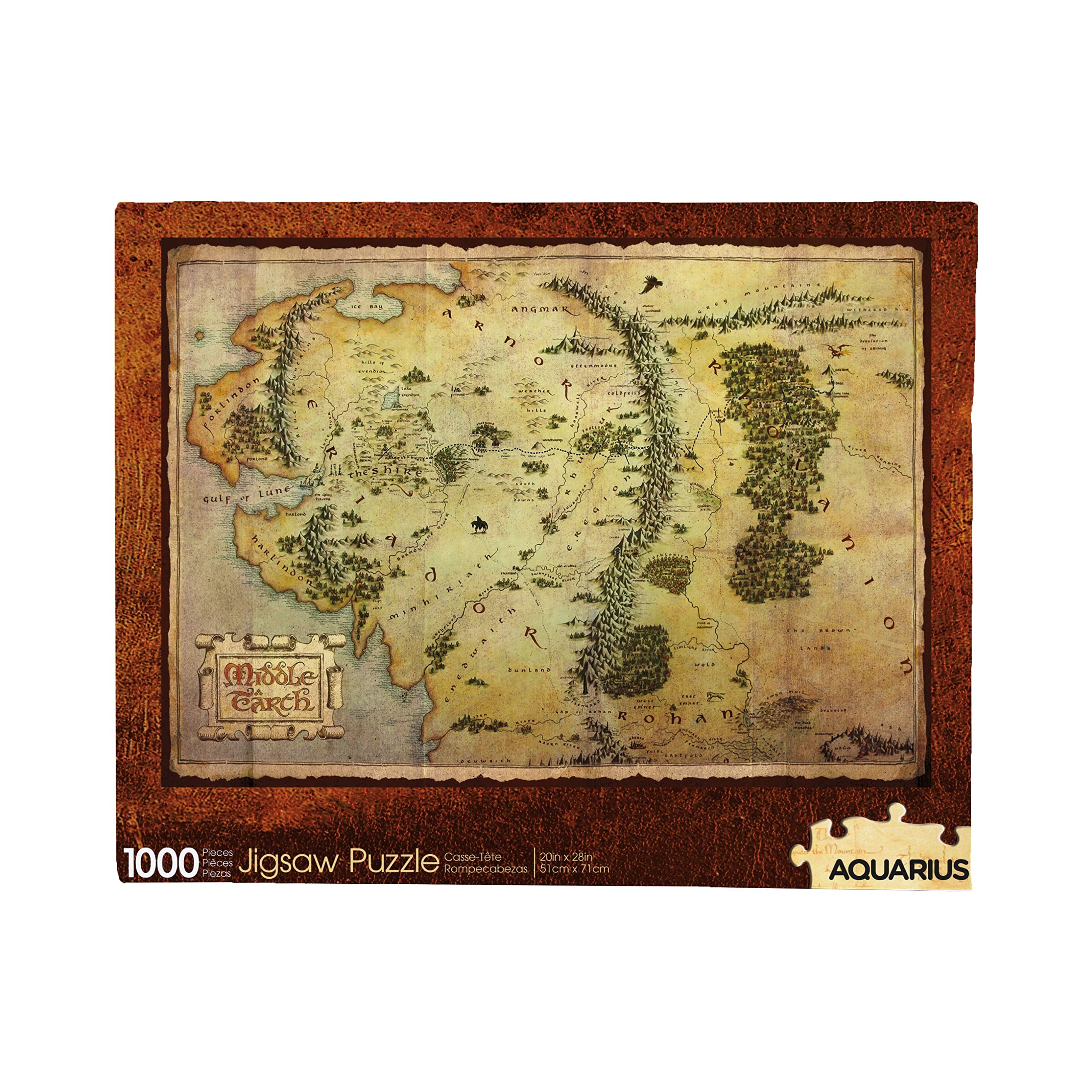 AQUARIUS- Hobbit Puzzle, Multicolor, único (65388