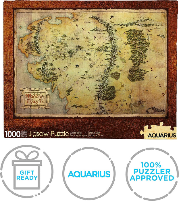 AQUARIUS- Hobbit Puzzle, Multicolor, único (65388