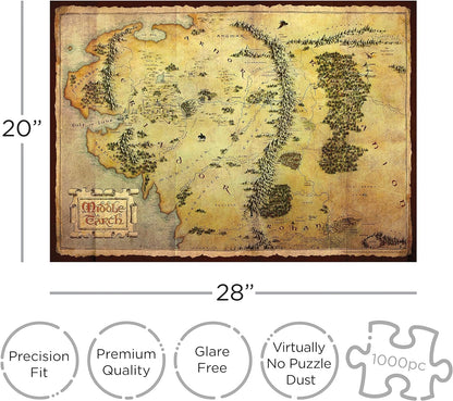 AQUARIUS- Hobbit Puzzle, Multicolor, único (65388