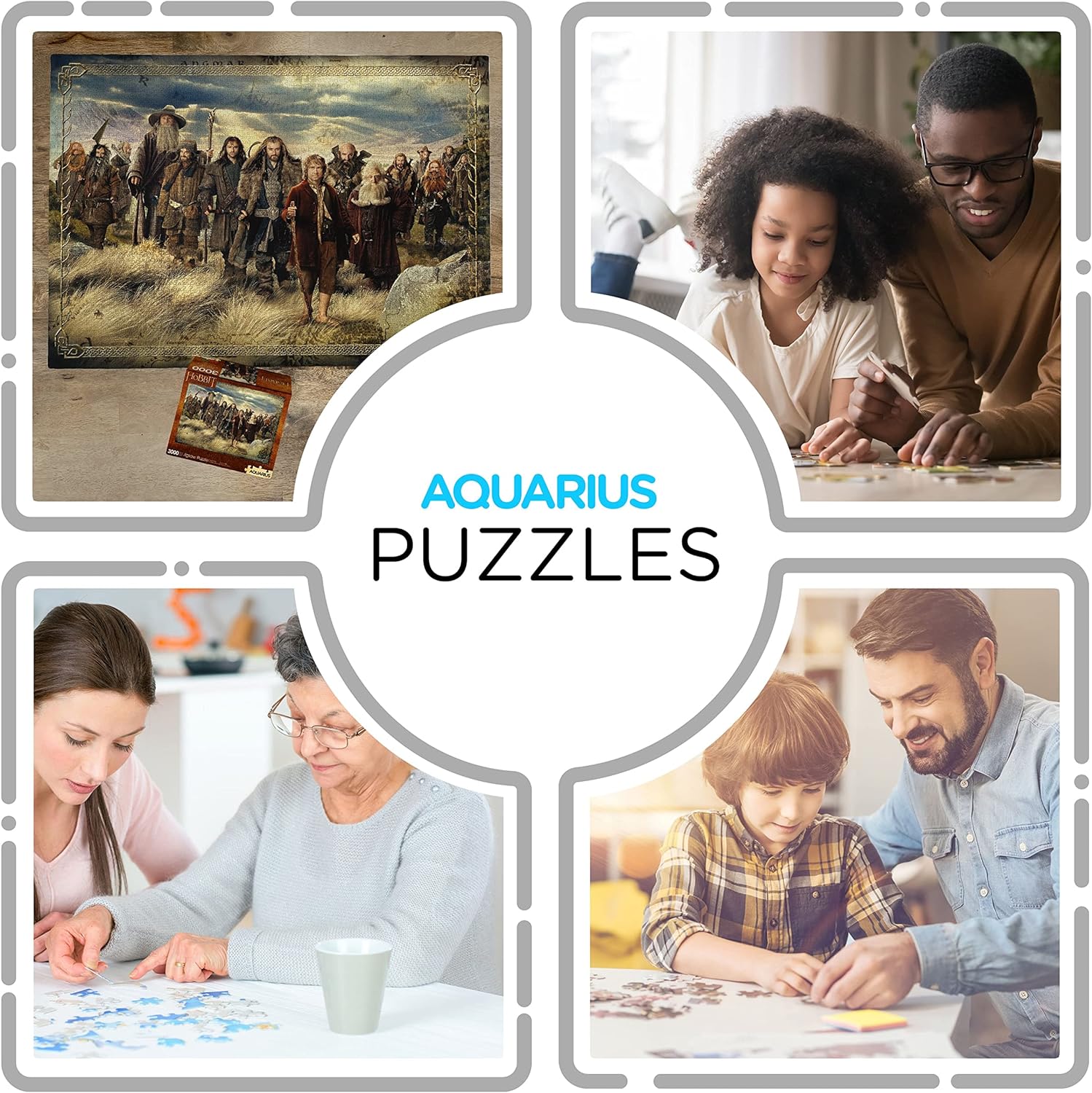AQUARIUS The Hobbit Puzzle (3000 Piece Jigsaw Puzzle) Officially Licensed The Hobbit Merchandise & Collectibles - 32 x 45 Inches