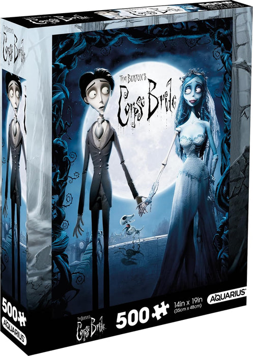AQUARIUS Corpse Bride Puzzle (500 Piece Jigsaw Puzzle) - Glare Free - Precision Fit - Virtually No Puzzle Dust - Officially LicensedCorpse Bride Collectibles-14x19 in