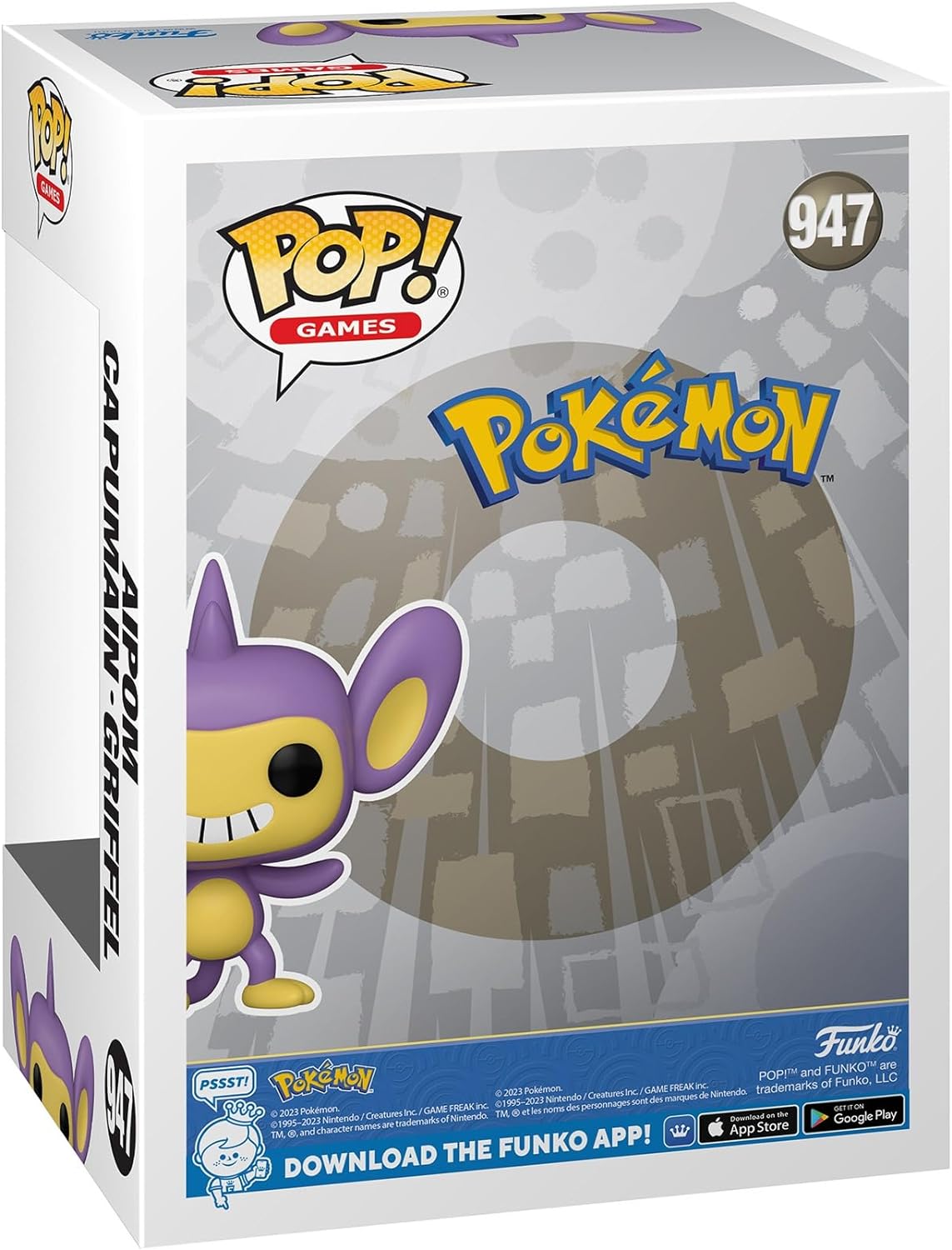 Funko POP! Games: Pokemon - Aipom - Collectable Vinyl Figure - Gift Idea - Official Merchandise - Toys for Kids & Adults - Video Games Fans - Model Figure for Collectors and Display