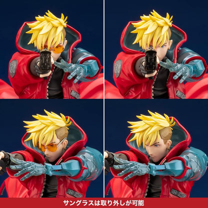 Kotobukiya Trigun Stampede PVC ARTFX J 1/8 VASH The Stampede Statue 22 cm