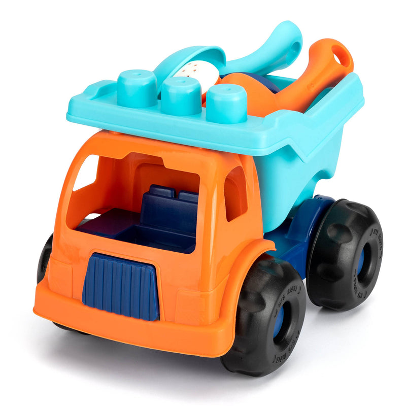 Yello Strandkipper Truck Set für Kinder, Sandkasten Konstruktionsspielzeug, 5-teiliges Set