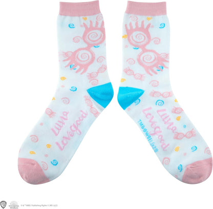 Cinereplicas Harry Potter - Set of 3 Luna Lovegood Socks One Size - Officially Licensed