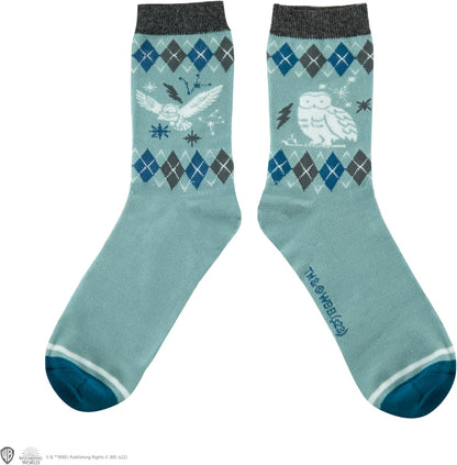 Cinereplicas Harry Potter - Set of 3 Hedwig Socks One Size - Official Licence, Multicoulor, 35-45
