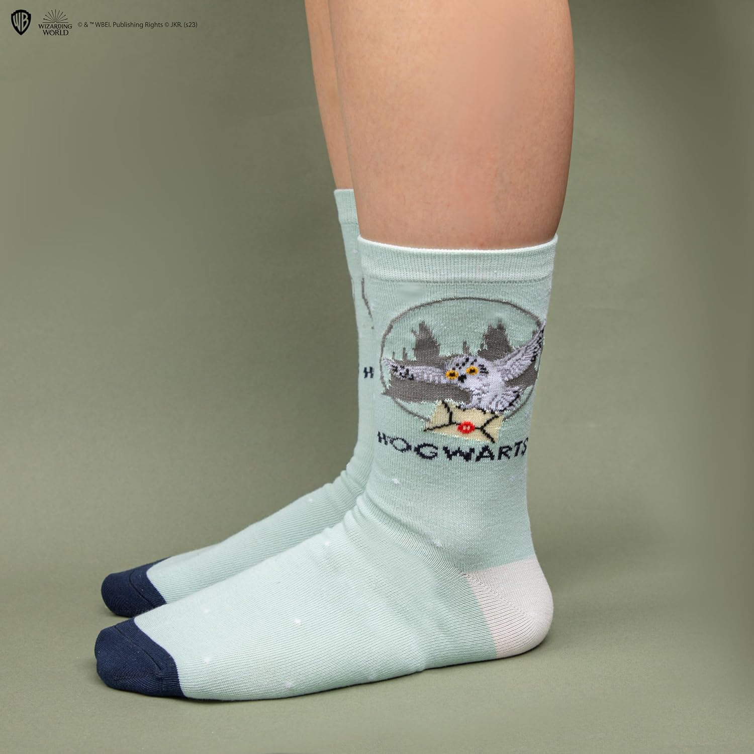 Cinereplicas Harry Potter - Set of 3 Hedwig Socks One Size - Official Licence, Multicoulor, 35-45