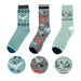 Cinereplicas Harry Potter - Set of 3 Hedwig Socks One Size - Official Licence, Multicoulor, 35-45
