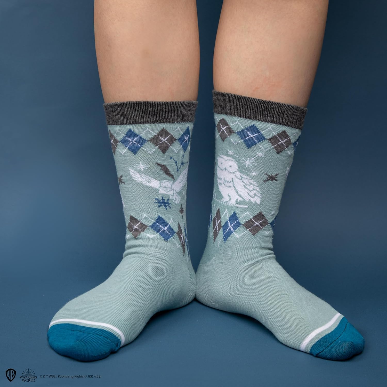 Cinereplicas Harry Potter - Set of 3 Hedwig Socks One Size - Official Licence, Multicoulor, 35-45