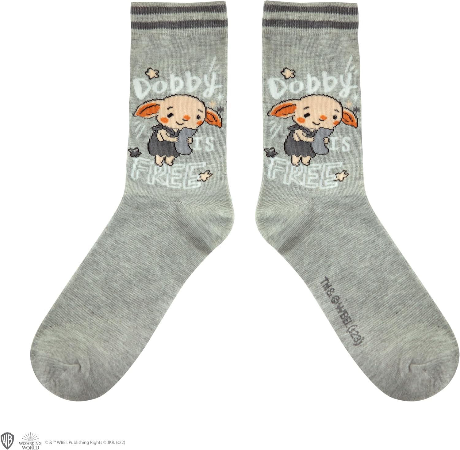 Cinereplicas Harry Potter – Set of 3 Pairs of Dobby Socks One Size – Official Licensed, Multicoloured, 35-45