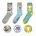 Cinereplicas Harry Potter – Set of 3 Pairs of Dobby Socks One Size – Official Licensed, Multicoloured, 35-45