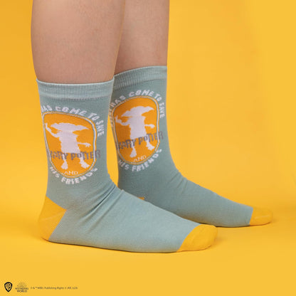 Cinereplicas Harry Potter – Set of 3 Pairs of Dobby Socks One Size – Official Licensed, Multicoloured, 35-45