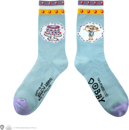 Cinereplicas Harry Potter – Set of 3 Pairs of Dobby Socks One Size – Official Licensed, Multicoloured, 35-45