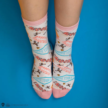Cinereplicas Harry Potter Honeydukes Socks Set of 3 - One Size - Officially Licensed