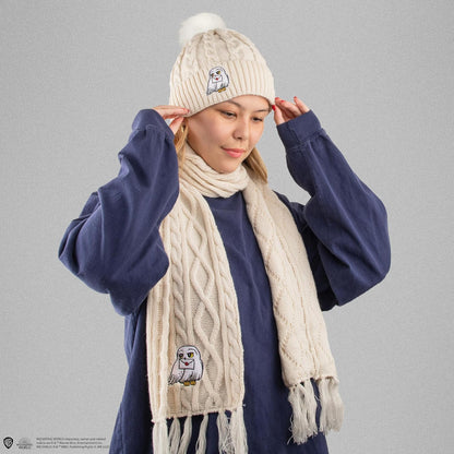 Cinereplicas Harry Potter set bonnet & écharpe Hedwig, CR1900