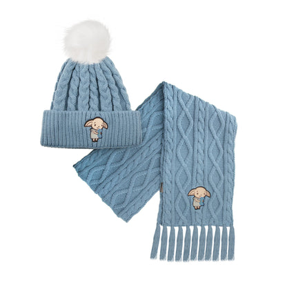 Cinereplicas Harry Potter – Dobby Hat and Scarf Set – Officially Licensed