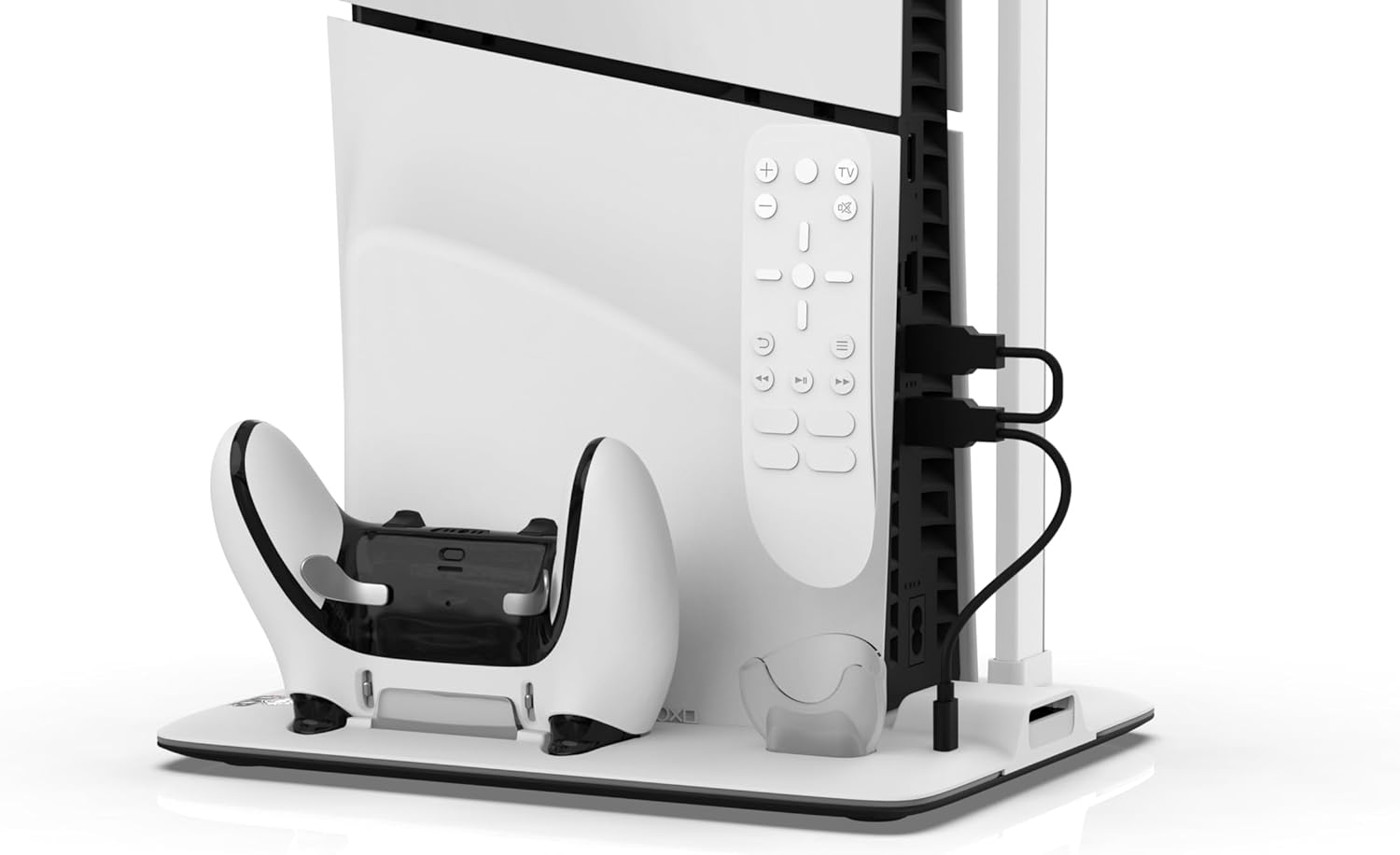 Imp Gaming DLX LED Twin Charging Tower With Cooling Fans & Game Storage Stand PlayStation 5 Slim