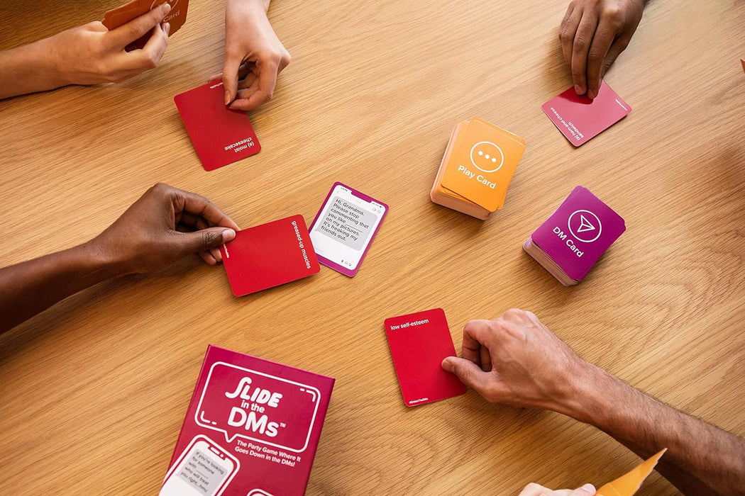 Slide in the DMs - The Adult Party Game Where The Fun Goes Down In The DMs - by What Do You Meme?
