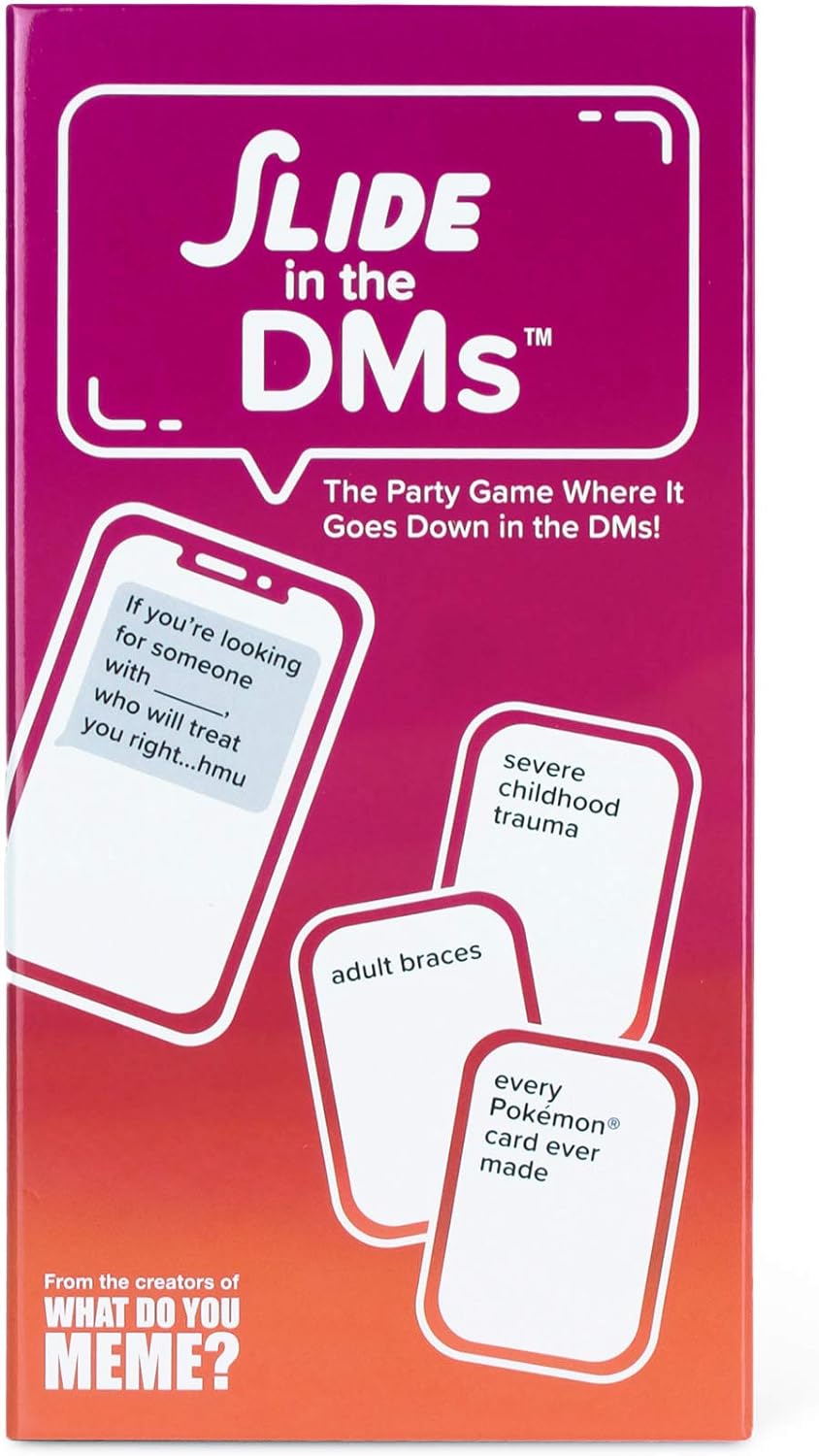 Slide in the DMs - The Adult Party Game Where The Fun Goes Down In The DMs - by What Do You Meme?