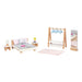 GOKI 51468 Muebles para muñecas Style, dormitorio Babies and Early Childhood, Multicolored, One Size