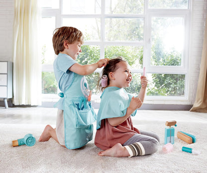 Hape Super Stylish Hair Salon Set – Imaginative Role-Play, Fine Motor Skills & Realistic Fun, Ages 3+