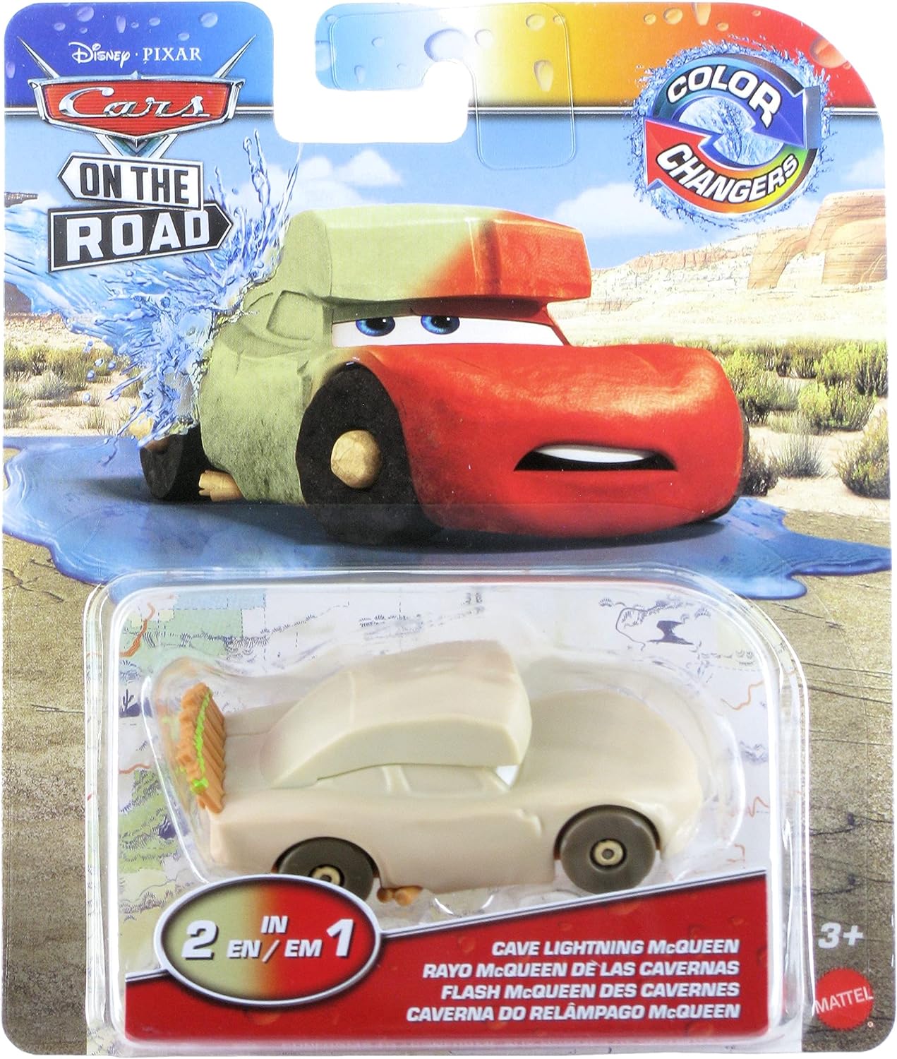 Disney Cars Color Changers 2022 Cars On The Road Cave Lightning McQueen