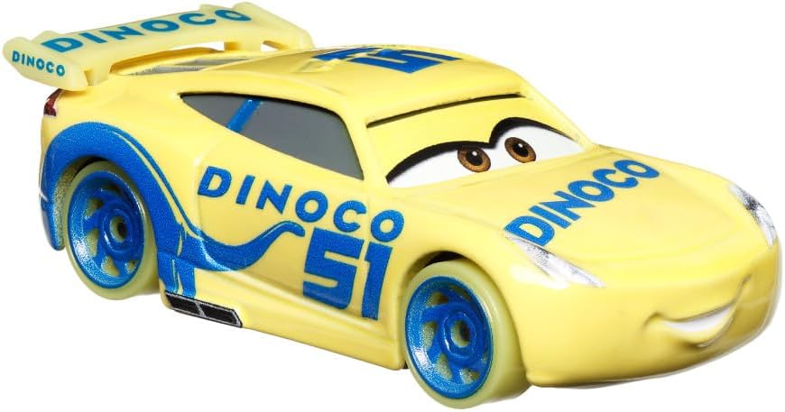 Disney Pixar Cars Glow Racers - Dinoco Cruz Ramirez - Cars Metal