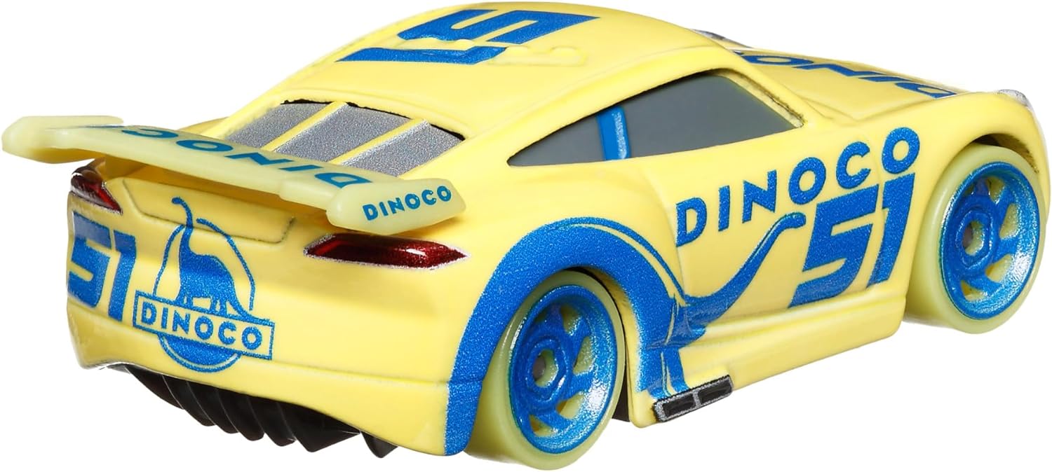 Disney Pixar Cars Glow Racers - Dinoco Cruz Ramirez - Cars Metal