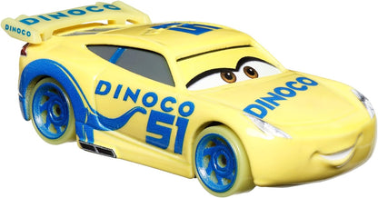 Disney Pixar Cars Glow Racers - Dinoco Cruz Ramirez - Cars Metal