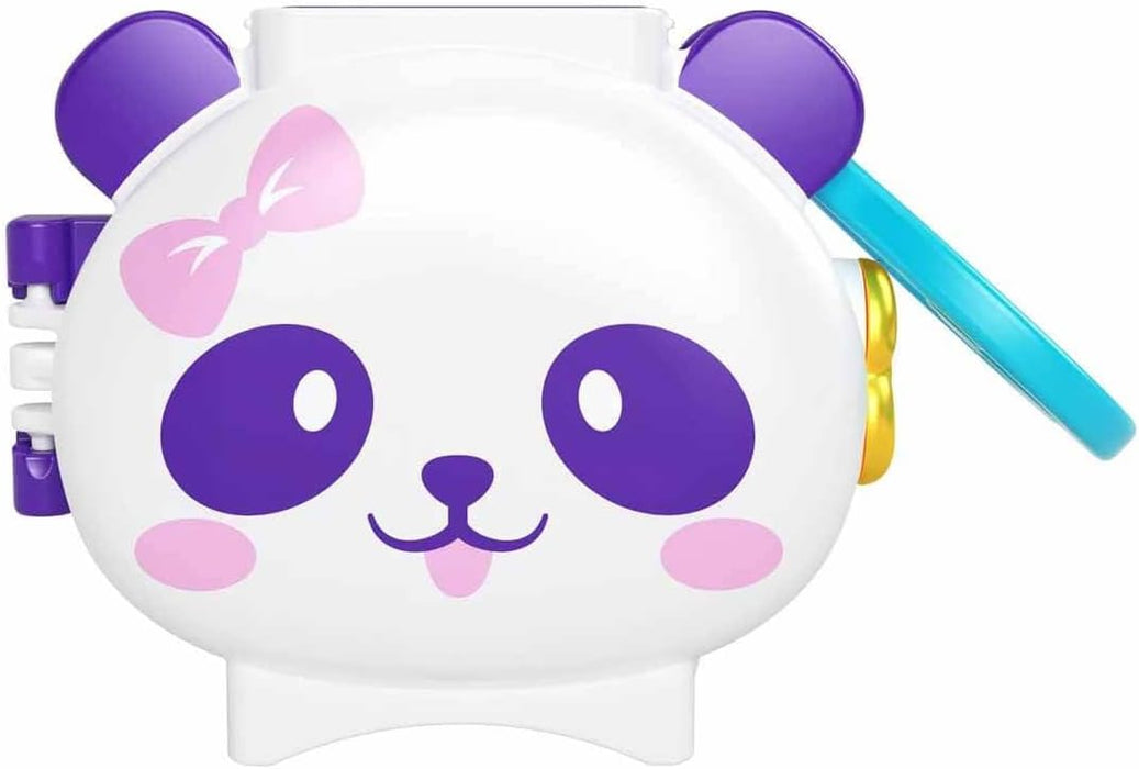 Polly Pocket Cuddly Toys Compact Play Set GYV99 Panda, HRD38