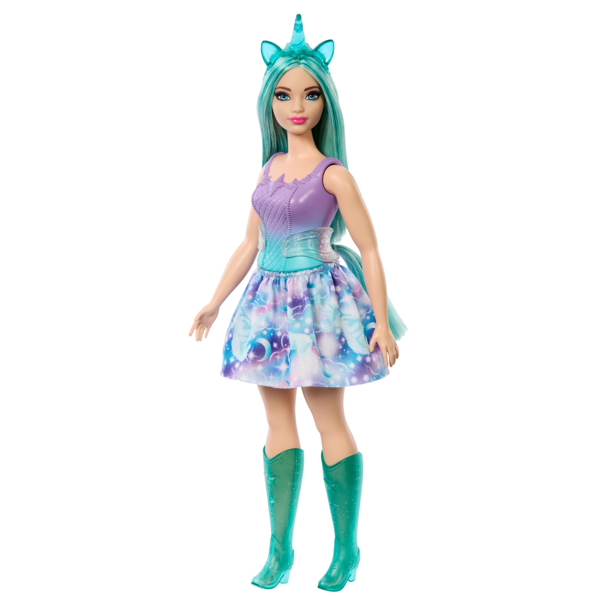 Barbie Mermaid Dolls with Fantasy Hair and Headband Accessories, Mermaid Toys with Shell-Inspired Bodices and Colorful Tails, HRR15