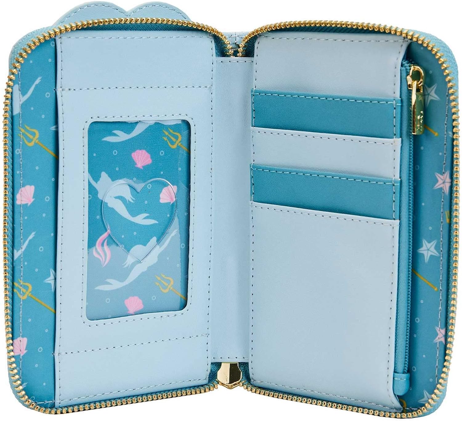 Loungefly Disney The Little Mermaid Wedding Cake Wallet, Multicolor, Standard, Wallet