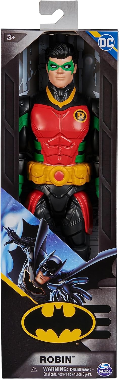 DC Comics, Robin Action Figure, 30cm, Kids’ Toys for Boys and Girls, Ages 3+