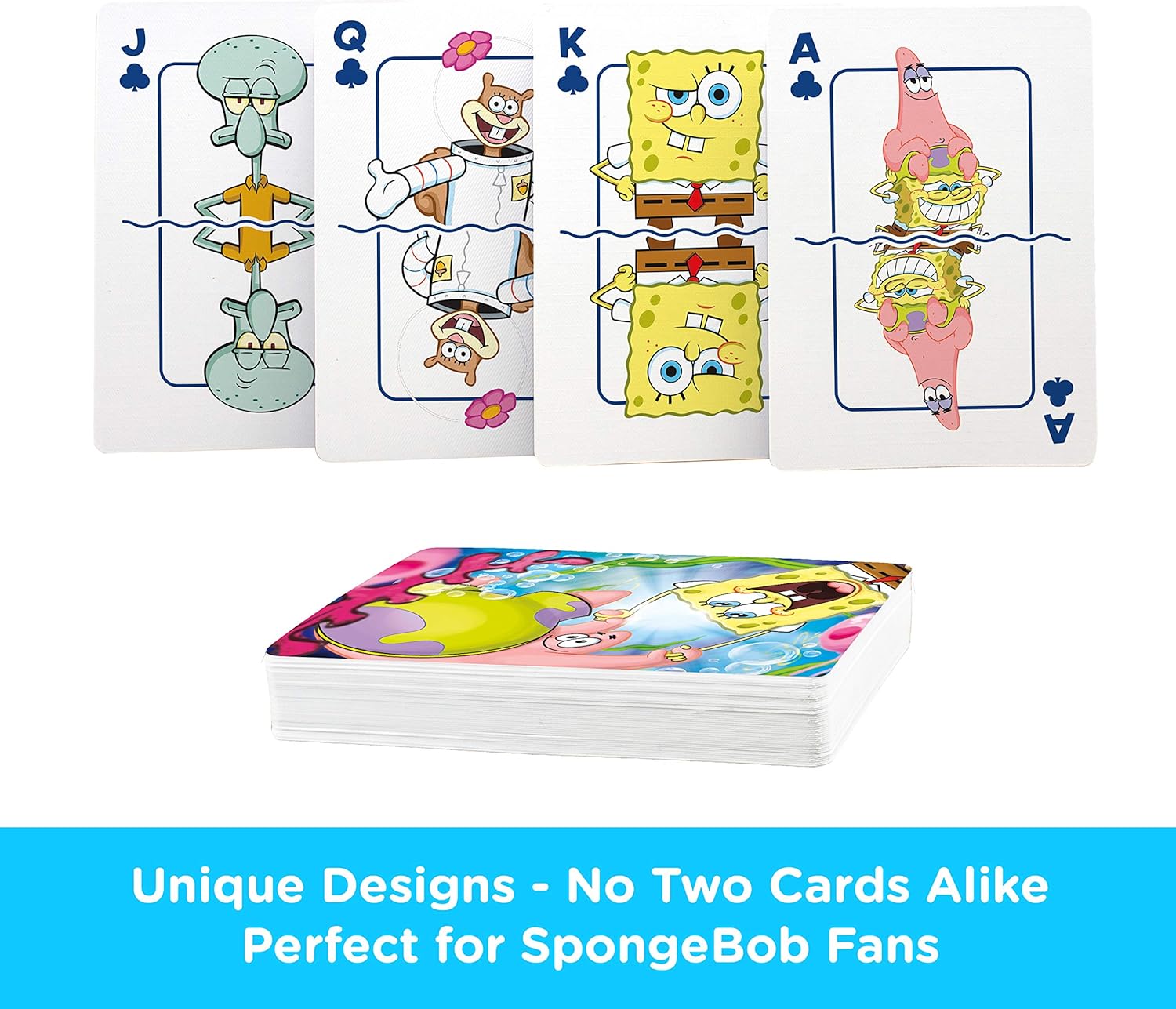 Aquarius SpongeBob Cast Playing Cards Deck